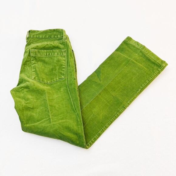J. Crew Favorite Fit Green Cord Style Denim Jeans Size 4 Regular - Picture 6 of 6